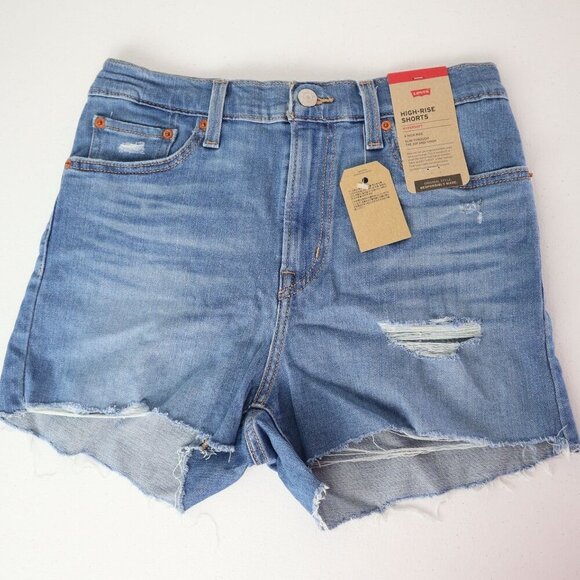 New Levi's Shorts High Rise shorts Women's 28 - Picture 3 of 11